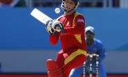 Auckland: Zimbabwean cricketer Brendan Taylor in action during an ICC World Cup 2015 match between India and Zimbabwe at the Eden Park in Auckland, New Zealand on March 14, 2015. (Photo: IANS)
