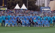 Team India poses for a picture