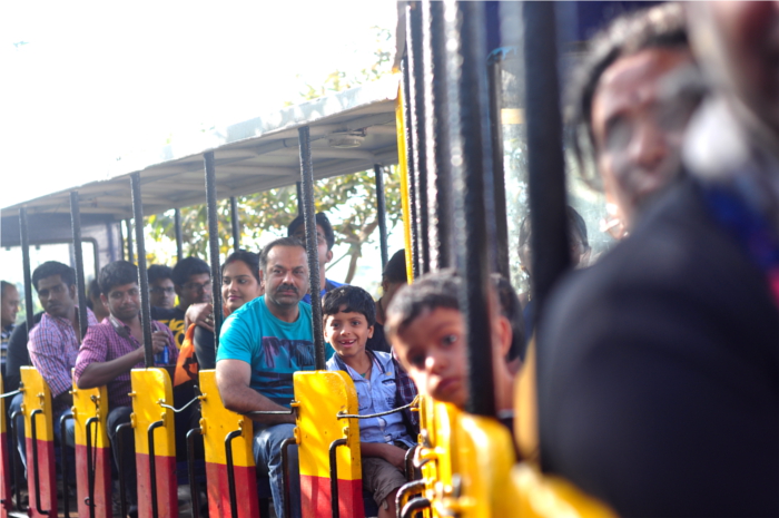 Nothing beats the sheer joy of riding a toy train. Image source: Dipankar Paul/Folomojo