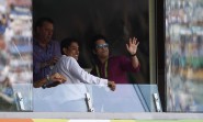 Melbourne: Cricket legend Sachin Tendulkar witnesses an ICC World Cup 2015 match between India and South Africa at Melbourne Cricket Ground, Australia on Feb 22, 2015. (Photo: IANS)