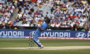 Melbourne: Indian cricketer Shikhar Dhawan in action during an ICC World Cup 2015 match between India and South Africa at Melbourne Cricket Ground, Australia on Feb 22, 2015. (Photo: IANS)