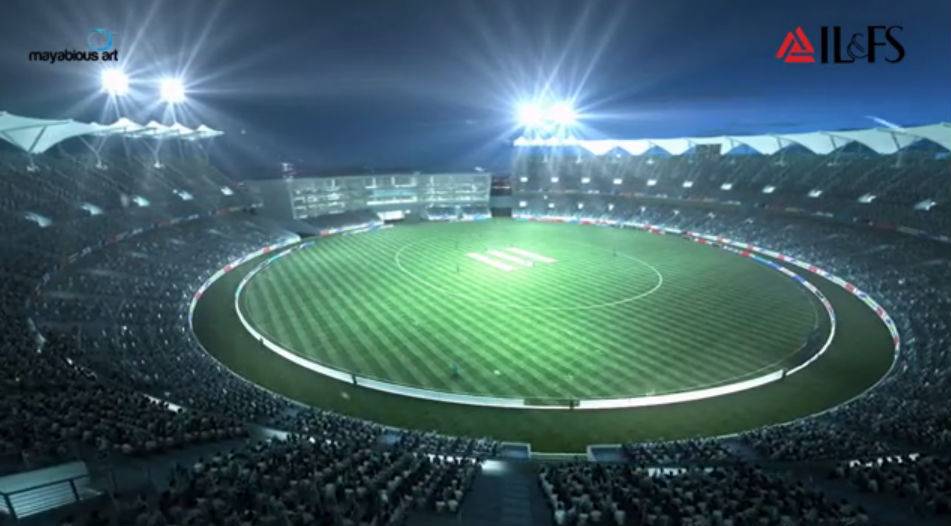 Source: IL & FS cricket stadium video
