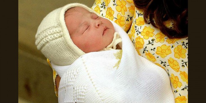 William's and Kate's daughter born on 2nd May 2015    |    Image courtesy: twitter.com/kate_middleton