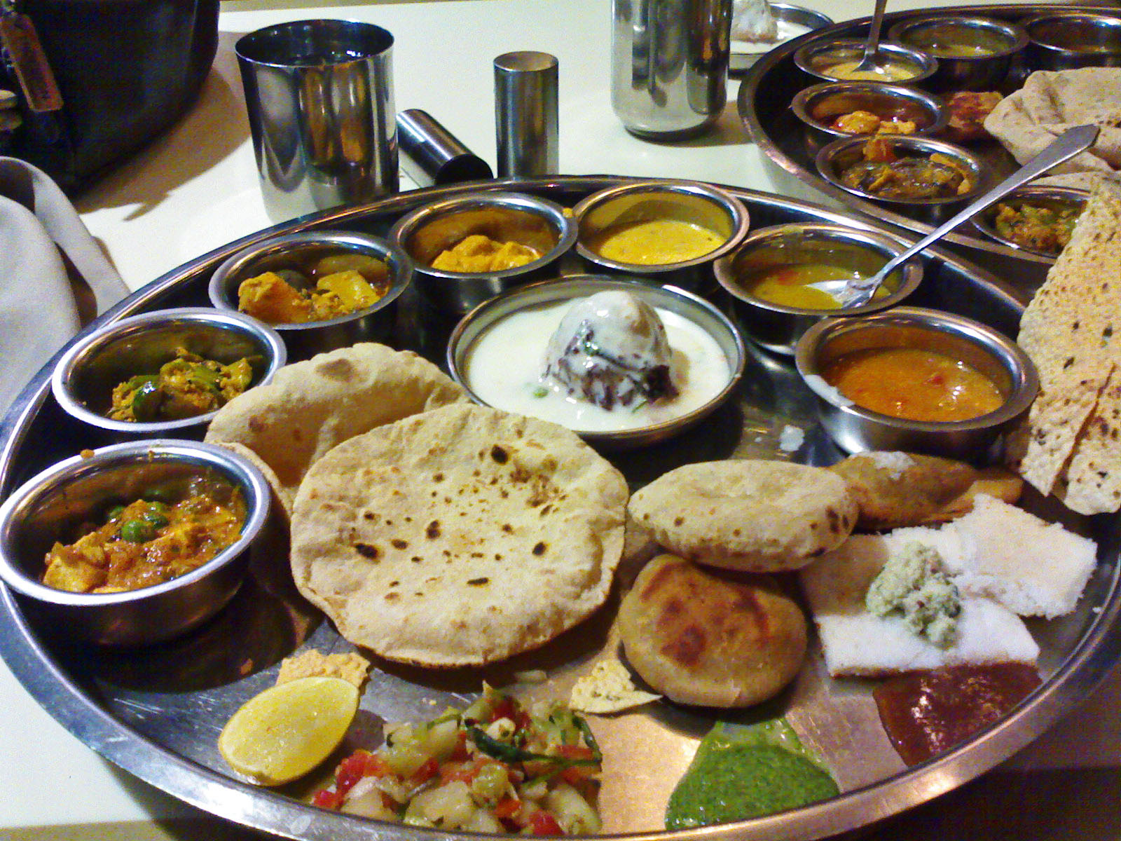 indian Asian food influences in north