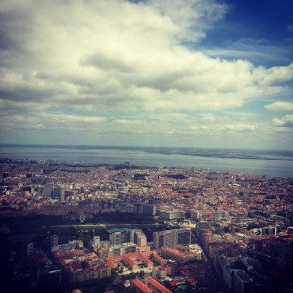Landing into #beautiful #Lisbon to see my friends at the #Chapimauld #centre of #unknown 🙏🌅 (Image courtesy: instagram.com)