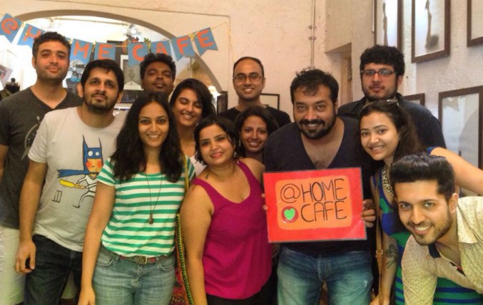 Anurag Kashyap at the Home Cafe Pop up in Bandra  |  Image source: Dolly Singh