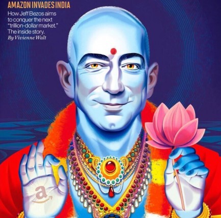 Fortune magazine's cover on Amazon's Jeff Bezos