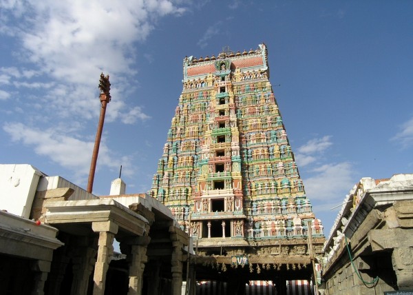 Andal temple in Srivilliputhur, Tamil Nadu. 