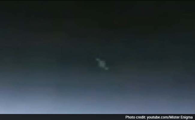 Three UFO racing of earth in last June Image courtesy: NDTV