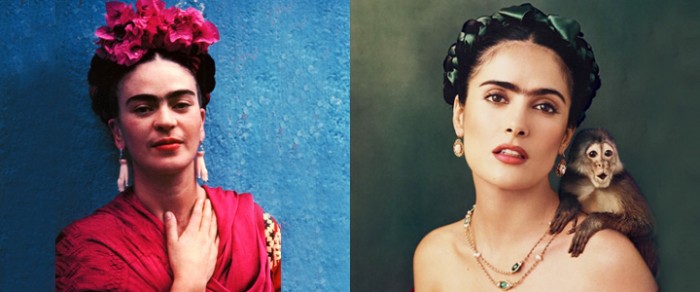 Salma Hayek played Frida Kahlo in FRIDA 