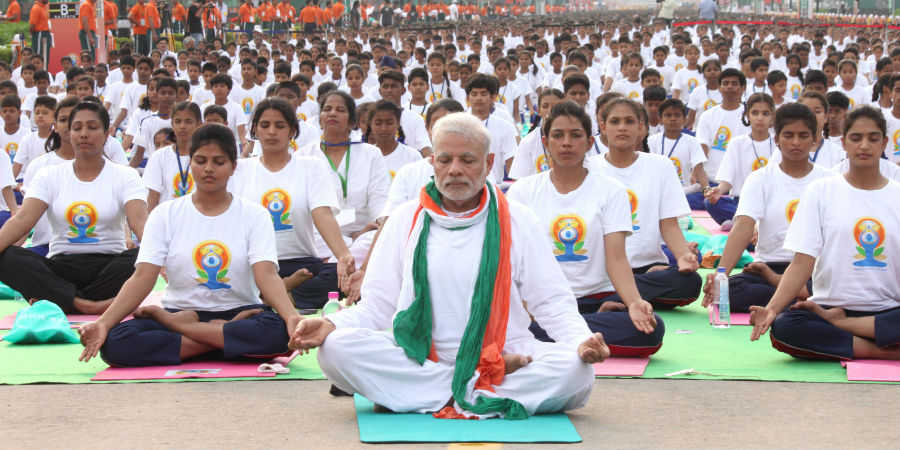 PM Modi leads International Day of Yoga celebrations