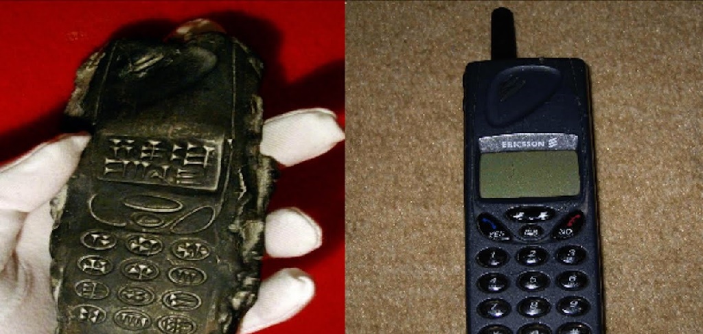 Когда вышли мобильные телефоны. Телефон 13 века. Нашли древний мобильник. Сотовые телефоны нашедшие в раскопках. Телефон 800 лет.